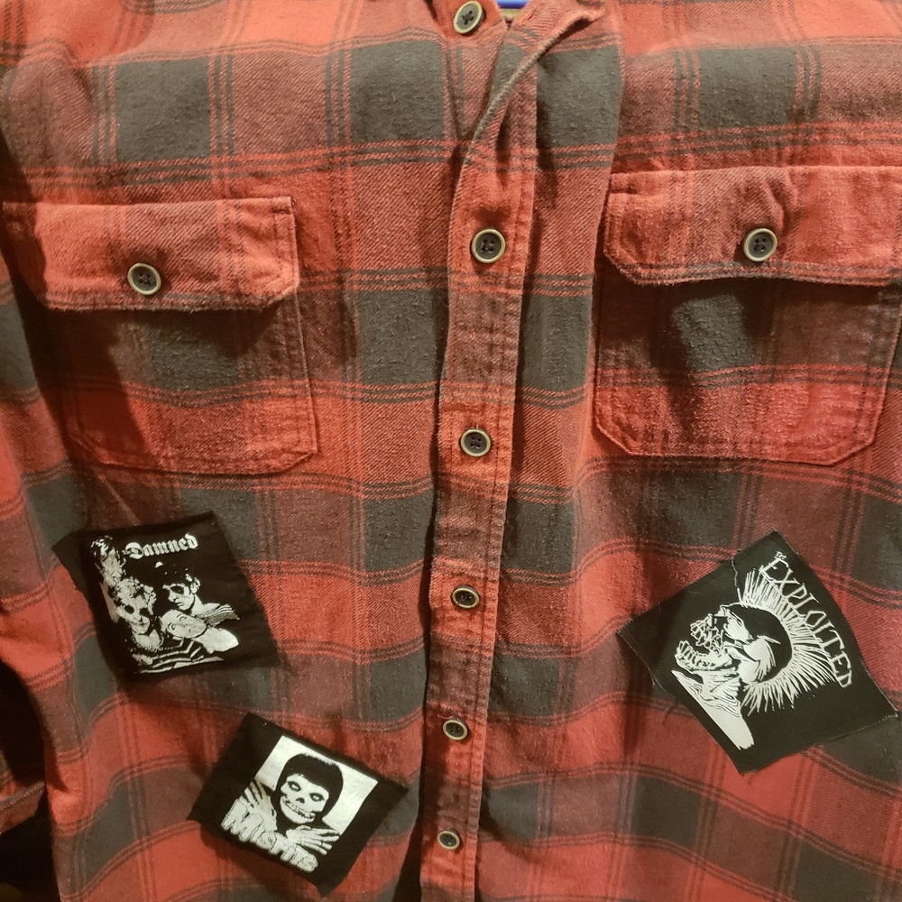 Vintage Old School Punk Flannel Size XL